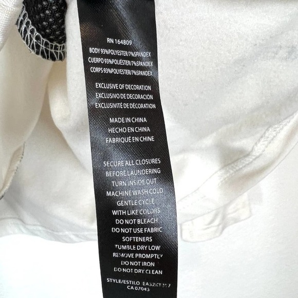 Eddie Bauer Sweatshirt White Quarter Zip Summer Medium - Picture 8 of 10